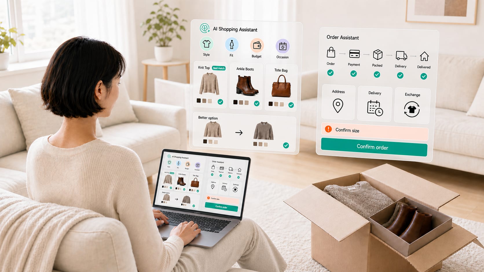 AI Commerce App: จากหน้าร้านออนไลน์ สู่ผู้ช่วยเลือกสินค้าและจัดการคำสั่งซื้อ